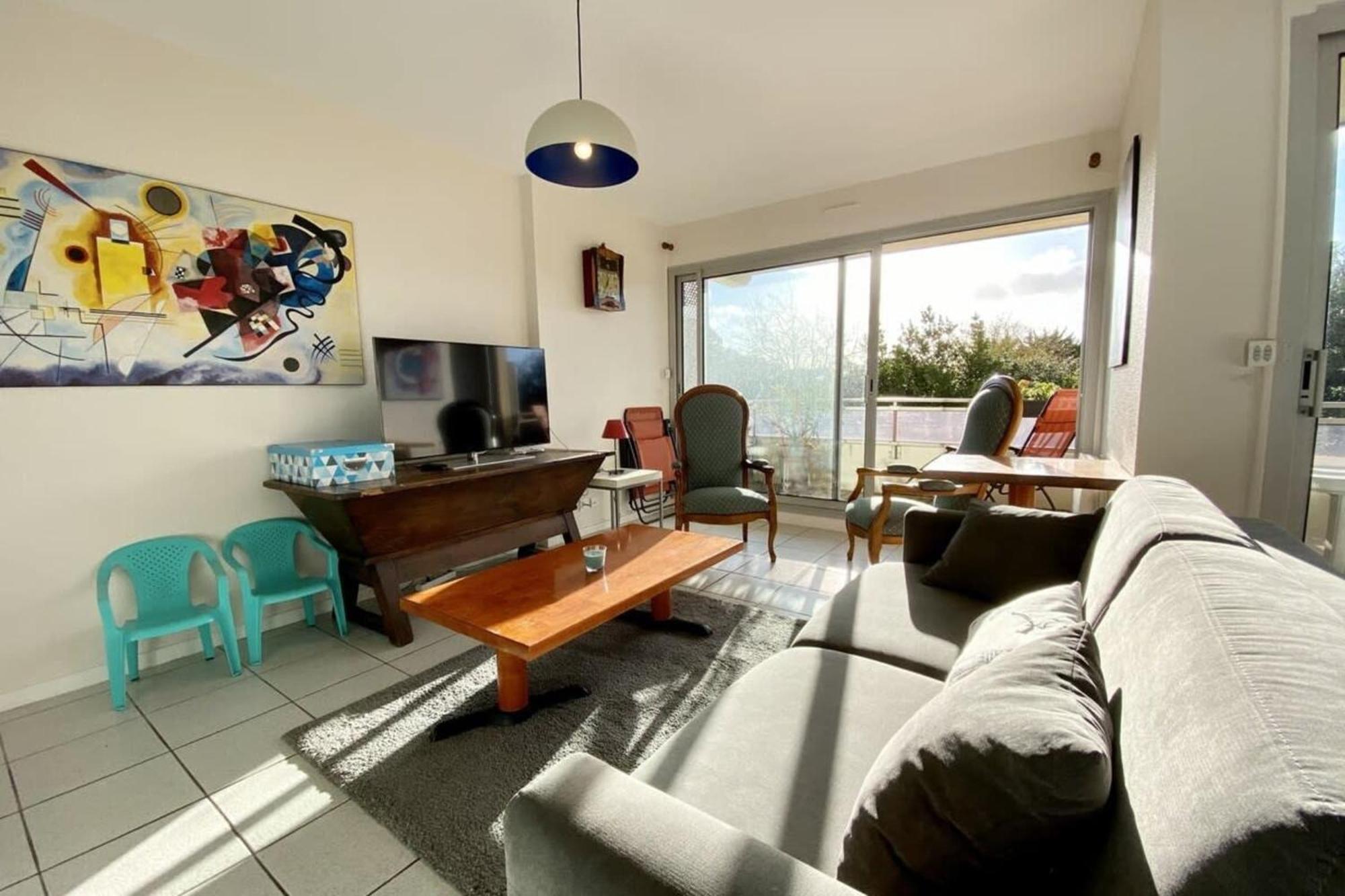 Charmant T3 Cosy A 2 Pas Du Bourg Et Des Plages Larmor-Plage Exterior foto